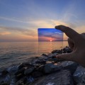 What is a graduated neutral density filter?